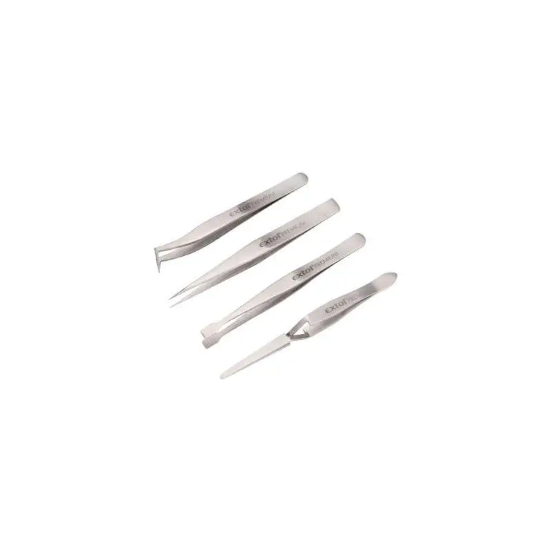 Pinzety, sada 4ks, antikoro, EXTOL 8859100 Pinzety, sada 4ks, antikoro, EXTOL 8859100