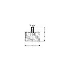 SILENTBLOK D7xHR45/M12x37, 75-45-4