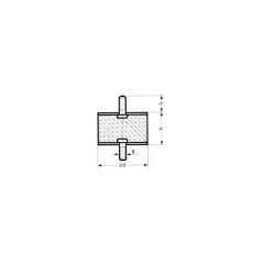 SILENTBLOK D10xHR08/M4x10 VO-VO 10-08-1