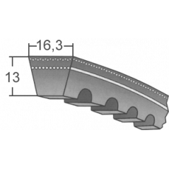 Klinový remeň XPB 1450 Lw/1472 La