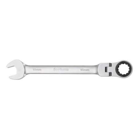 Kľúč račňový očkoplochý s kĺbom, 72 zubov, 18mm, L 248mm, 4720218 FORTUM