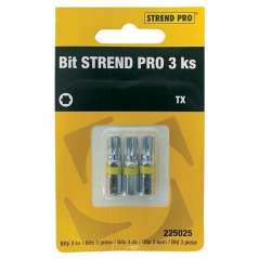 Bit torxový TX15 3 ks STREND PRO 2250253