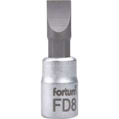 Hlavica zástrčná 1/4" 8 mm  plochy FORTUM 4701803