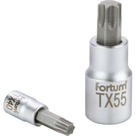 Hlavica zástrčná 1/4" TX10 TORX FORTUM 4701720