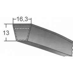 Klinový remeň SPB 3750 Lw/3772 La BANDO