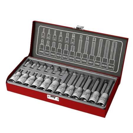 Nástrčné imbusových kľúče 2-14mm 18-dielna sada FORTUM 4700008