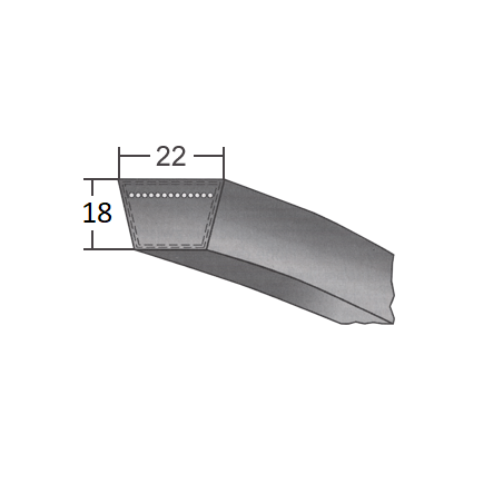Klinový remeň SPC 3000 Lw/3030 La BANDO