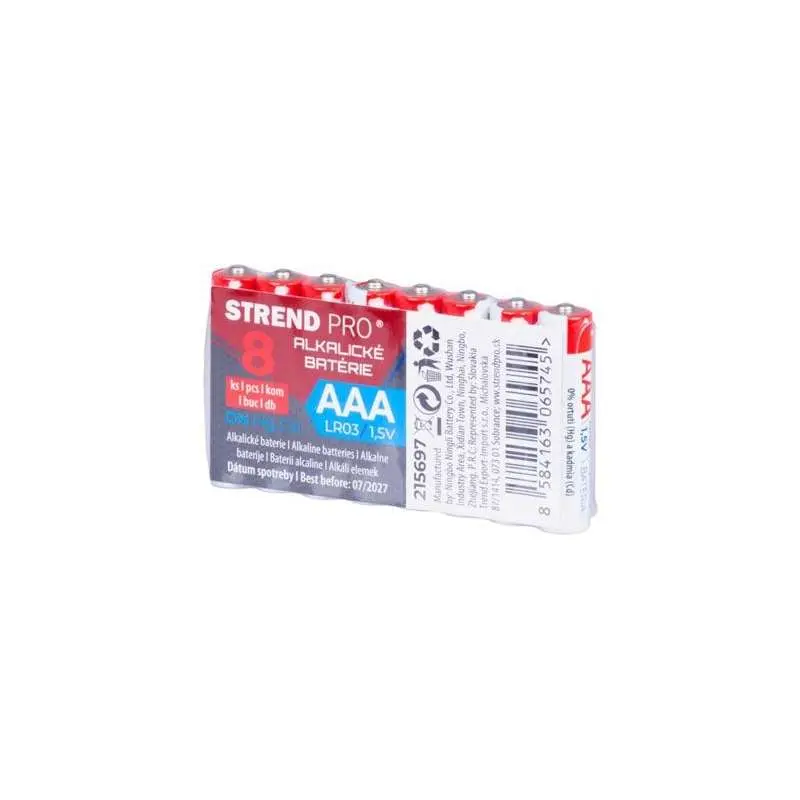 Batéria tužková alkalická 1.5V AAA 8ks Batéria tužková alkalická 1.5V AAA 8ks
