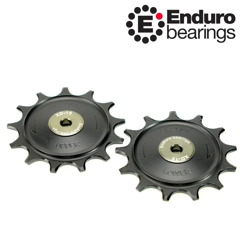 Kladky pre prehadzovačky SHIMANO XTR, XT a GRX 13 zubov BKCJ-0361 ENDURO BEARINGS čierne