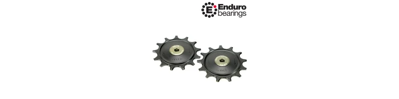 Kladky pre prehadzovačky SHIMANO XTR, XT a GRX 13 zubov BKCJ-0361 ENDURO BEARINGS čierne
