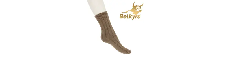 Ponožky 100% kašmír tmavé