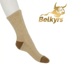 Funkčné ponožky z mongolskej vlny béžové