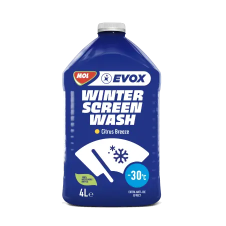 zimná kvapalina do ostrekovačov EVOX Winter Citrus Breeze -30°C 4L