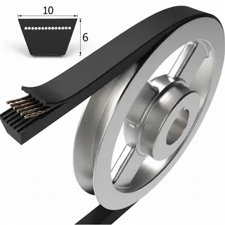 Klinový remeň 10x1040 Li/1060 Lw