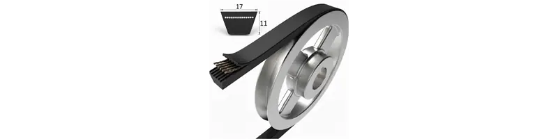 Klinový remeň 17x1285 Li/1325 Lw