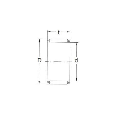 Ložisko K 60x66x22.8 FBJ