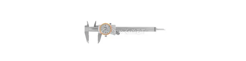 Nárazuvzdorné posuvné meradlo s číselníkovým odchýlkomerom 300 mm KINEX 6013-02-300