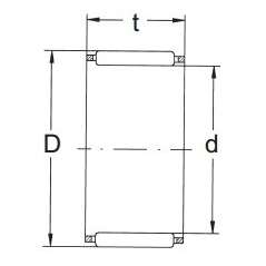 Ložisko K 50x56x19.8 FBJ