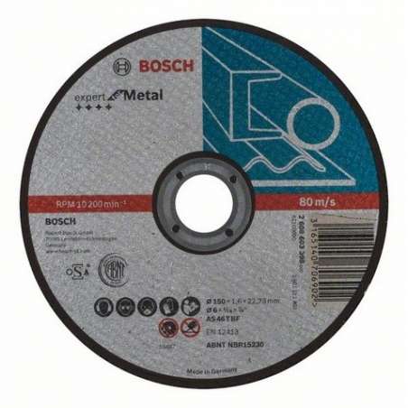 Rovný rezací kotúč BOSCH Expert for Metal, 2608603398