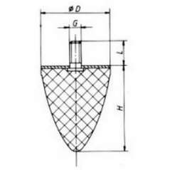 SILENTBLOK D75x89/M12x37, KP75x89